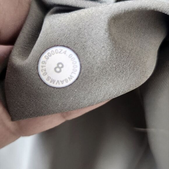 Lululemon On The Fly Cropped High Rise Pull On Pants Green Size 8 - Picture 11 of 11